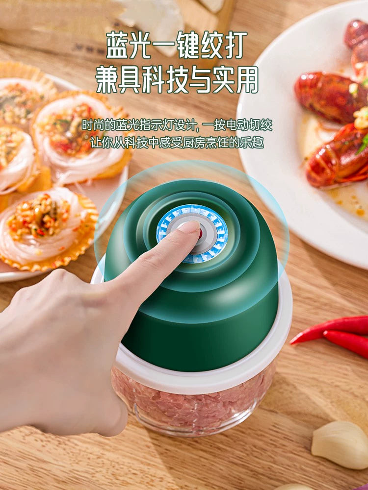 Meat Grinder For Home Electric Small Multi-Functional Automatic Blender Minced Meat and Meat Stuffing Complementary Food Garlic Grinder Family