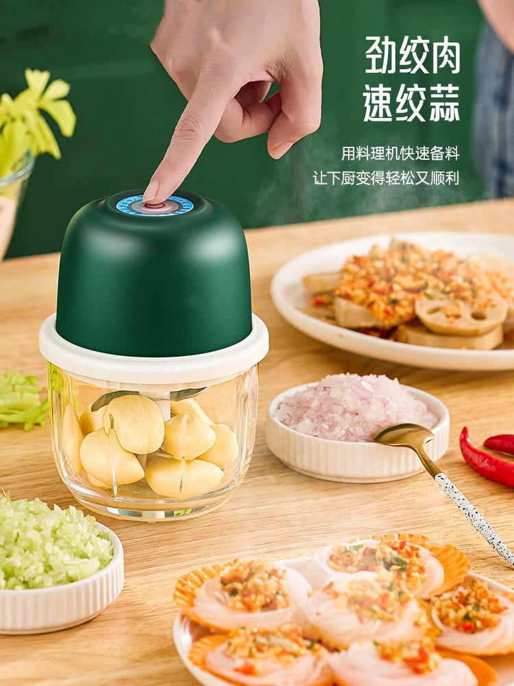 Meat Grinder For Home Electric Small Multi-Functional Automatic Blender Minced Meat and Meat Stuffing Complementary Food Garlic Grinder Family